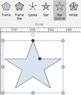 The StarOutline multigon style