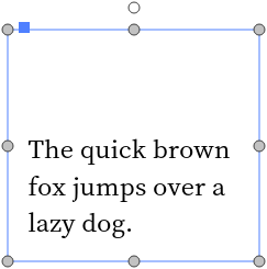 EvVTextAlignment.Bottom aligns the text with the bottom margin