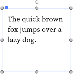 EvVTextAlignment.Top aligns the text with the bottom margin
