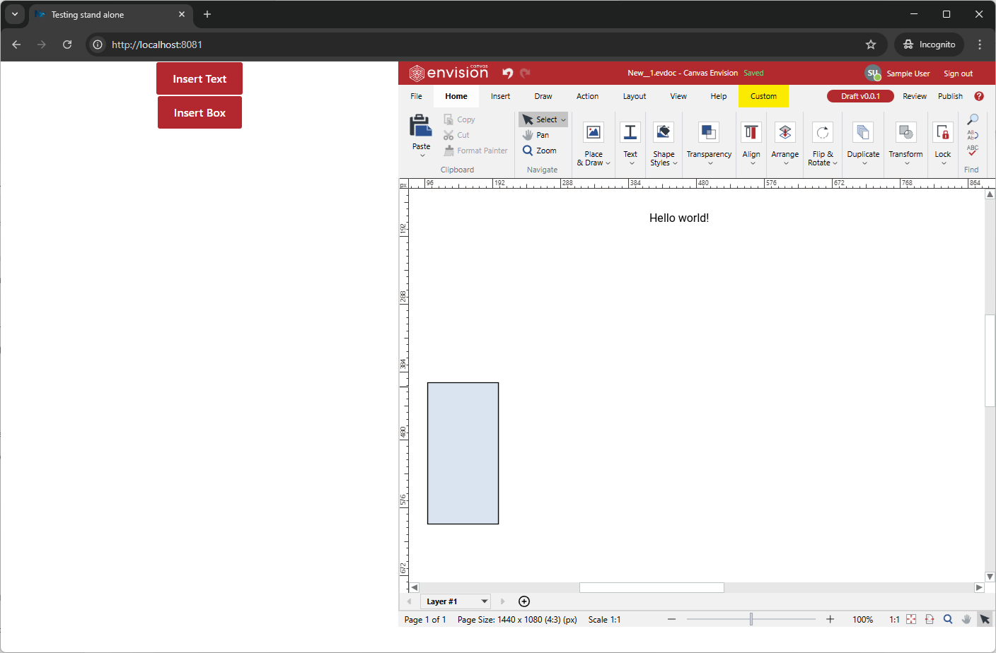 An example of embedded Canvas Envision Creator front-end app An example of embedded Canvas Envision Creator front-end app
